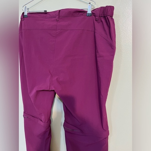 Arctix Womens Purple Convertible Zip Of Legs Active Wear Stretch Pants Size 1X - Picture 10 of 16